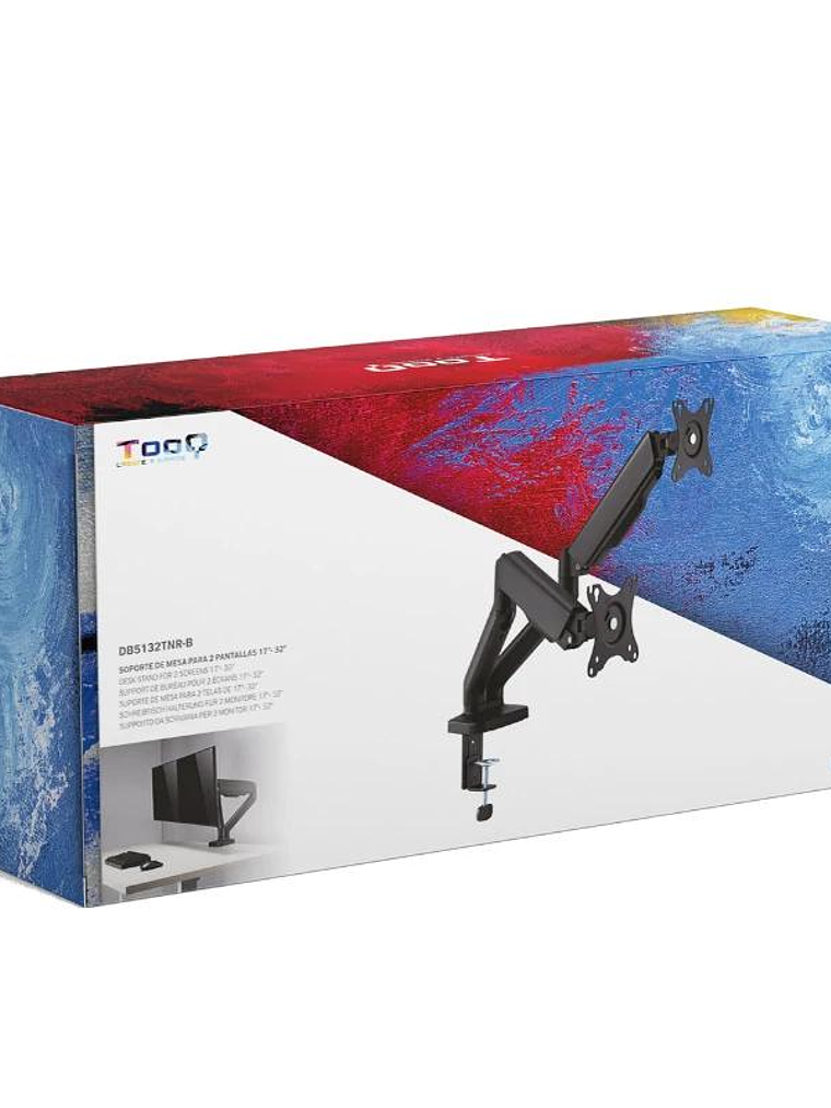 Tooq DB5132TNR-B Soporte mesa 2 brazos 17