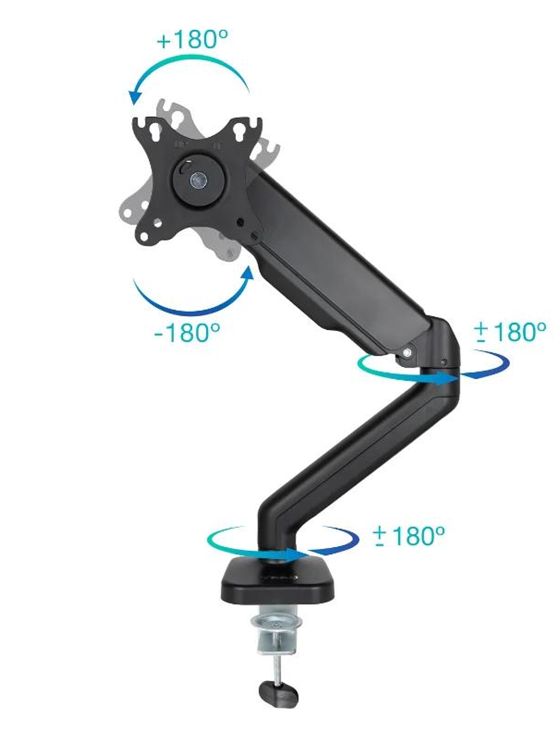 Tooq DB5032TNR-B Soporte mesa 1 brazo 17