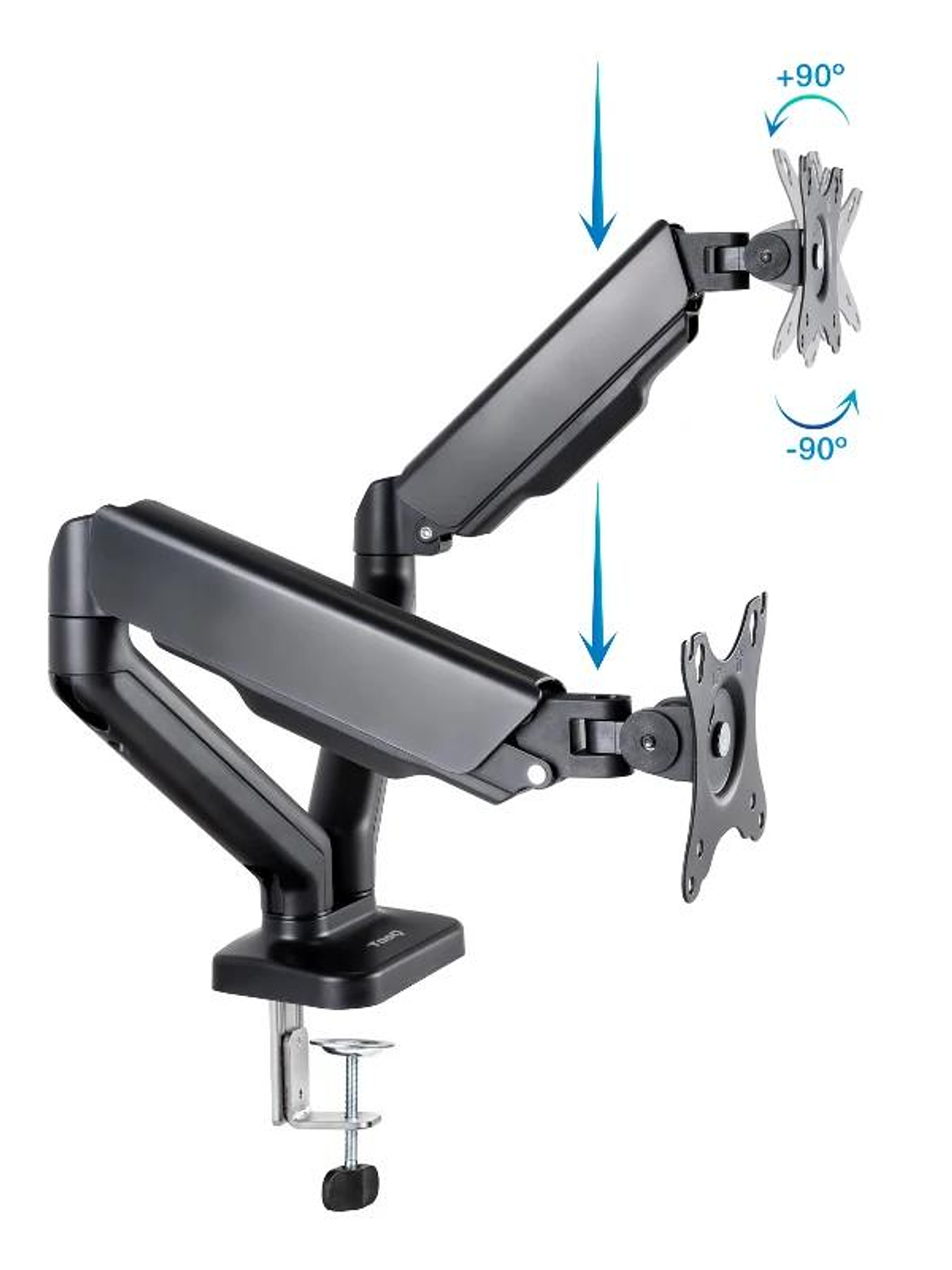 Tooq DB5132TNR-B Soporte mesa 2 brazos 17