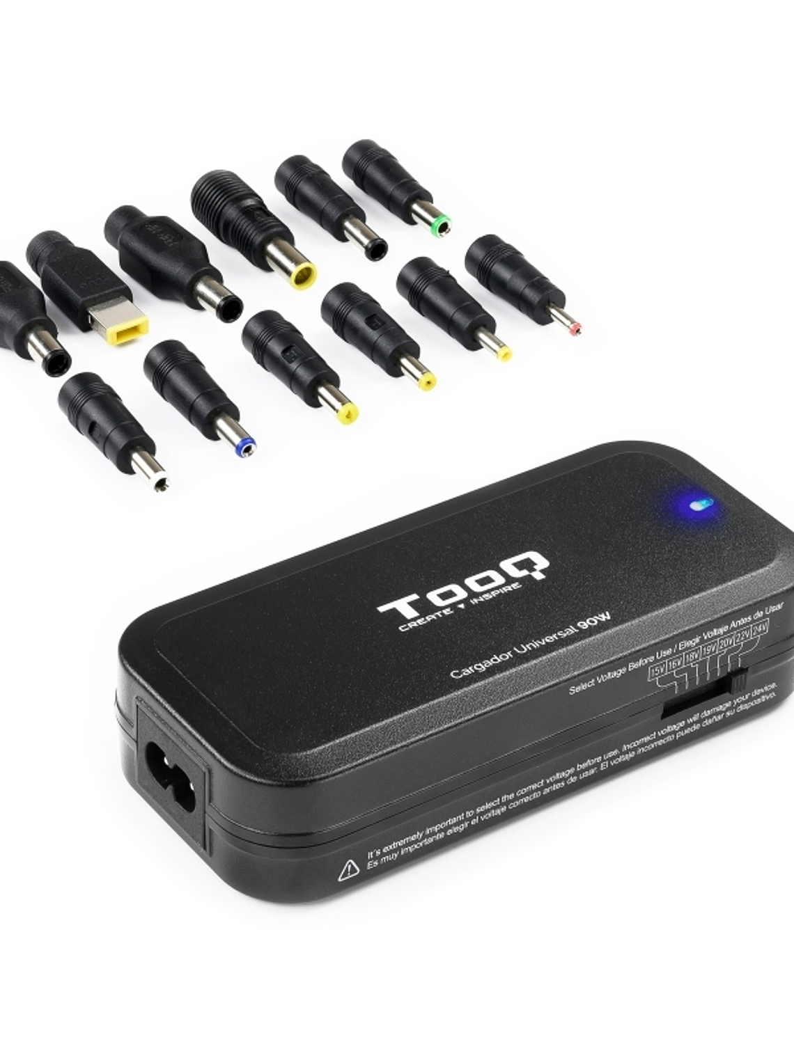 Tooq Cargador portátil 90W manual 12 conectores 1