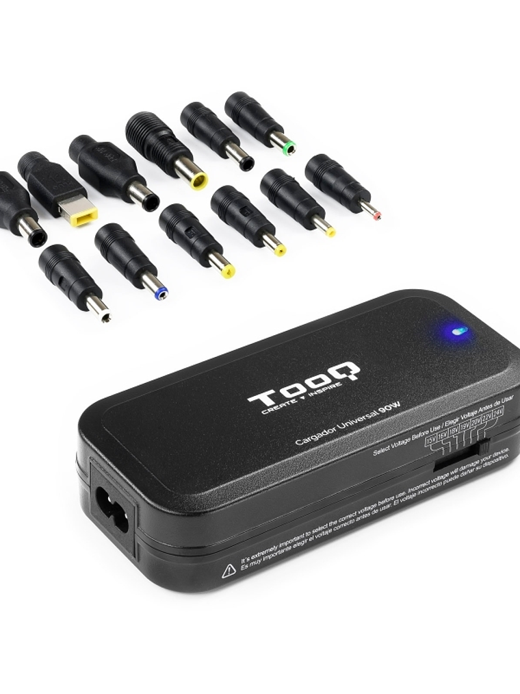 Tooq Cargador portátil 90W manual 12 conectores 1