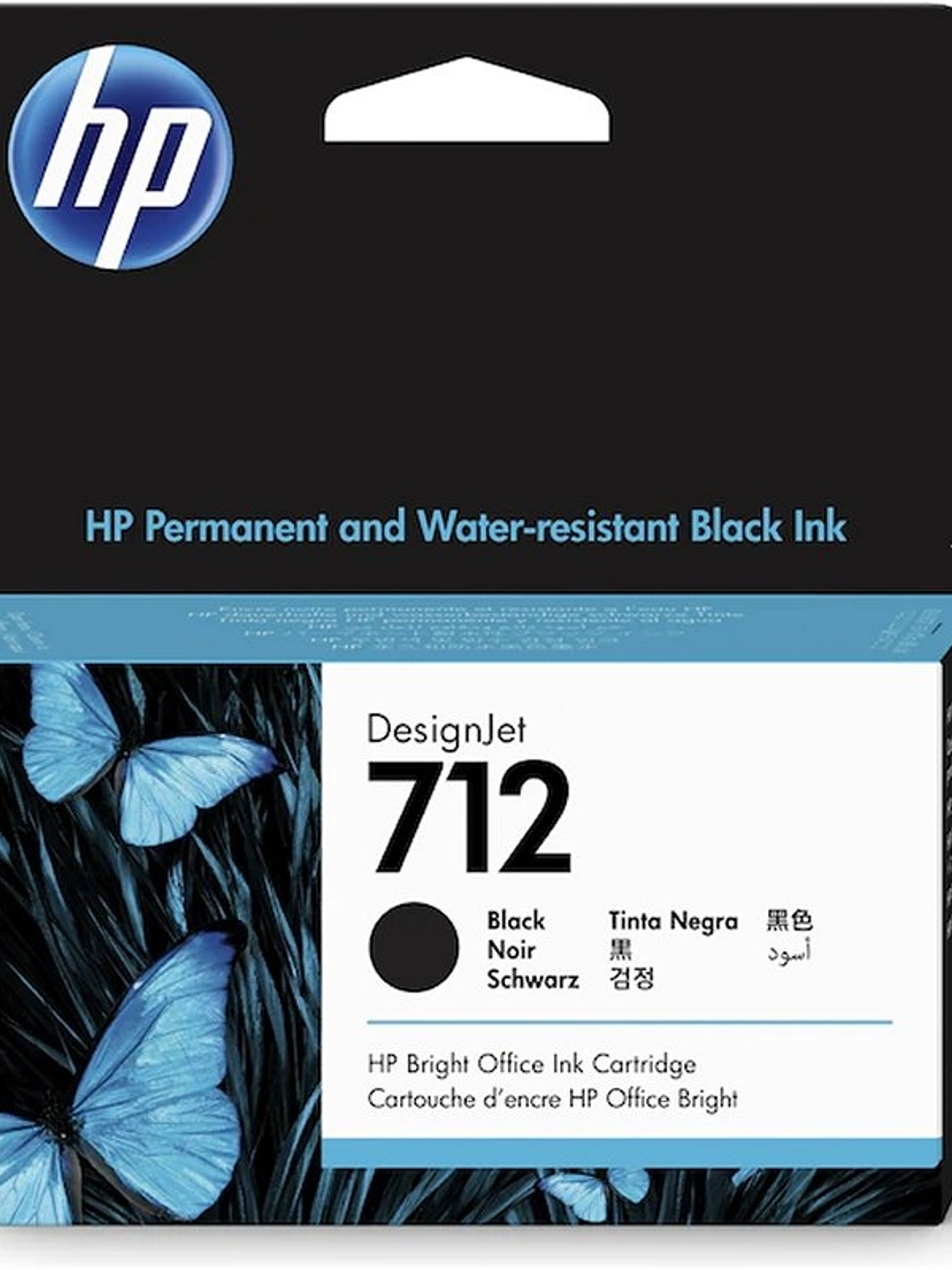 HP Cartucho 712 Negro 1