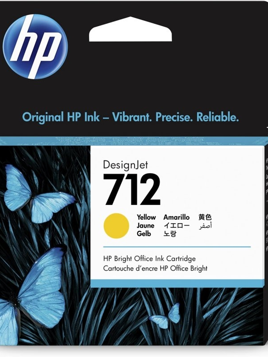 HP Cartucho 712 Amarillo 1