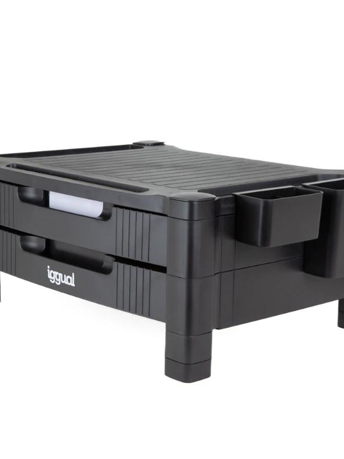 iggual EM2C Elevador monitor 2 cajones negro 2