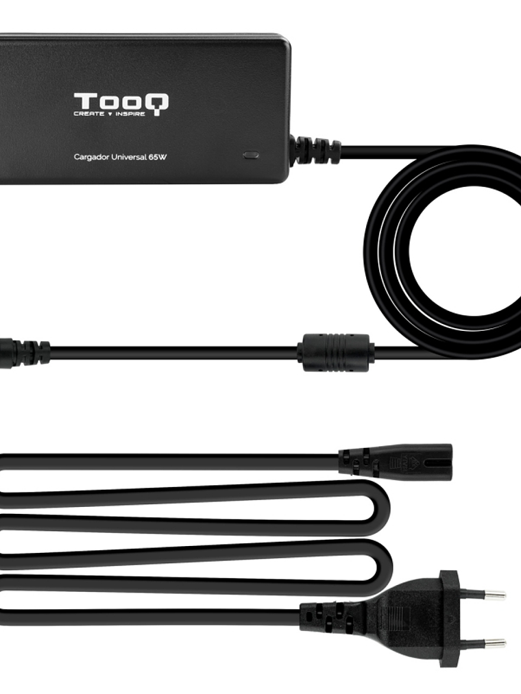 Tooq Cargador portátil 65W 8 Conectores 4