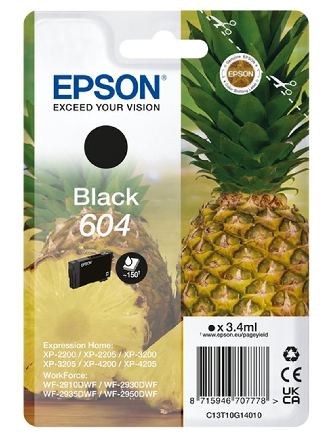 Epson Cartucho 604 Negro 1