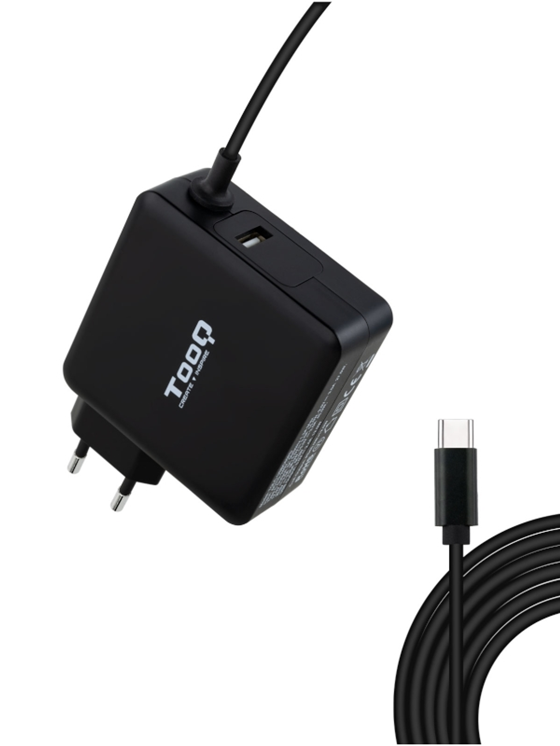 Tooq Cargador portátil conector USB-C 90W 1