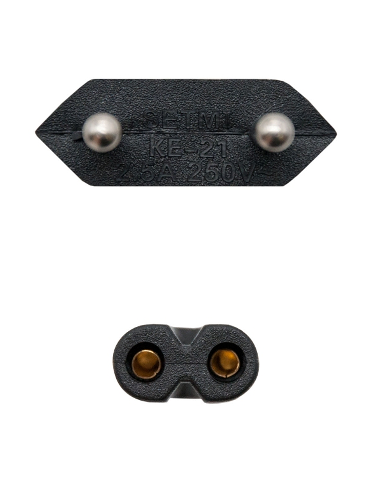 Nanocable Cable Alim. forma 8 CEE7/16/M-C7/H, 1.5m 3