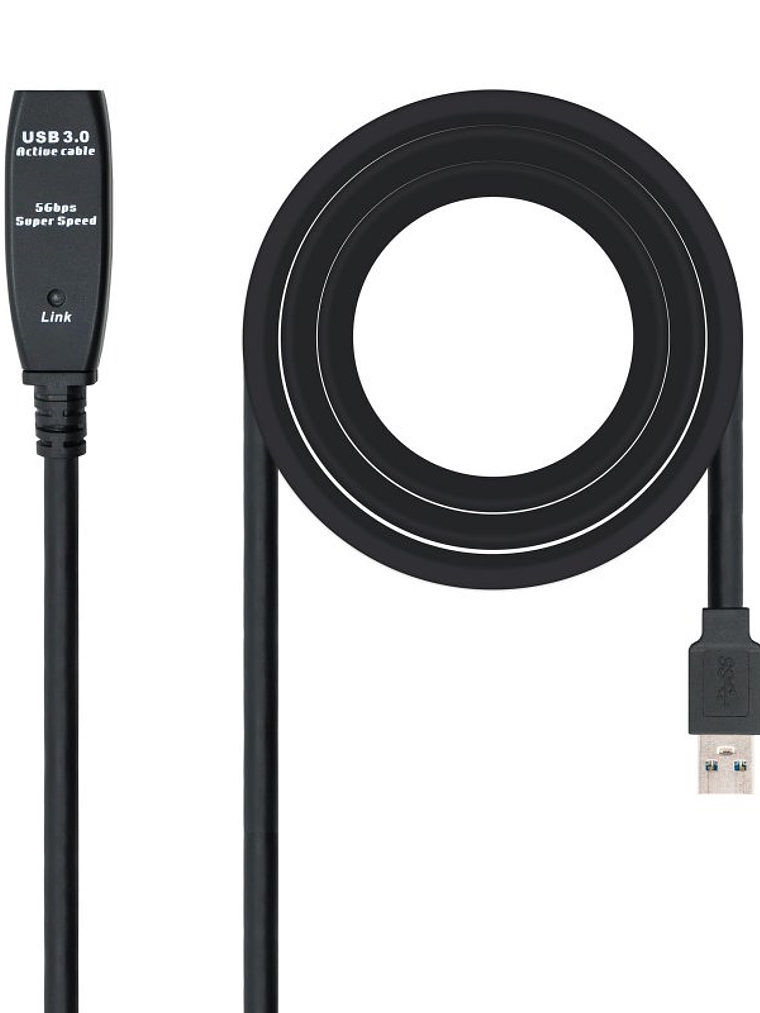 Nanocable Cable USB 3.0 Prolong. Amplificador 5 m 1