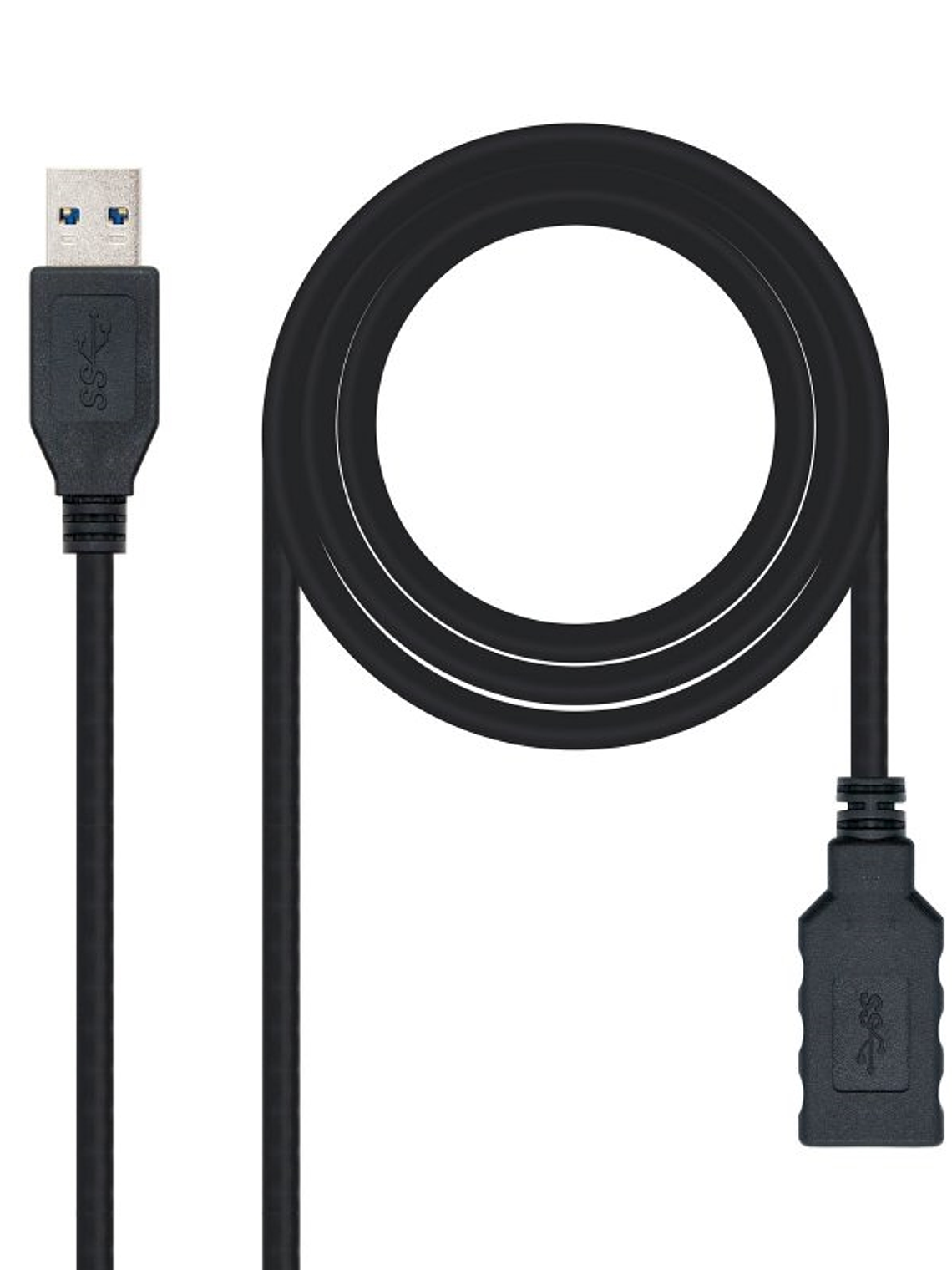 Nanocable Cable USB 3.0 Tipo A/M-A/H Negro 3.0 m 1