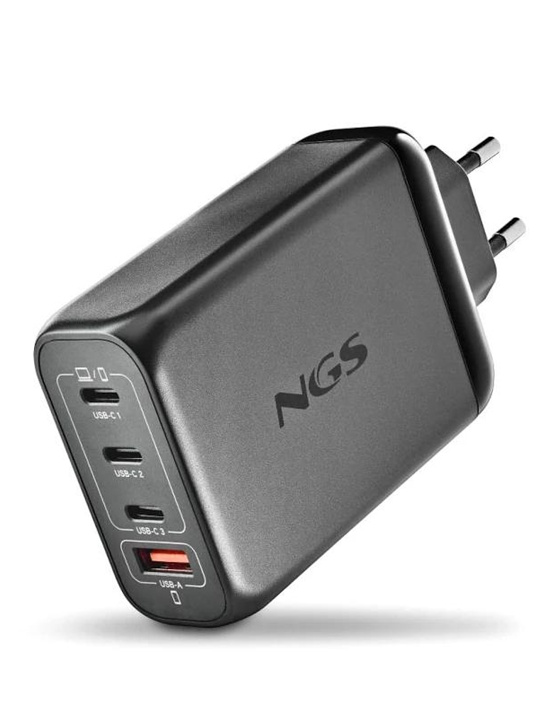 NGS CARGADOR ULTRARAPIDO140W 4 PUERTOS 3USB-C 1 US 1