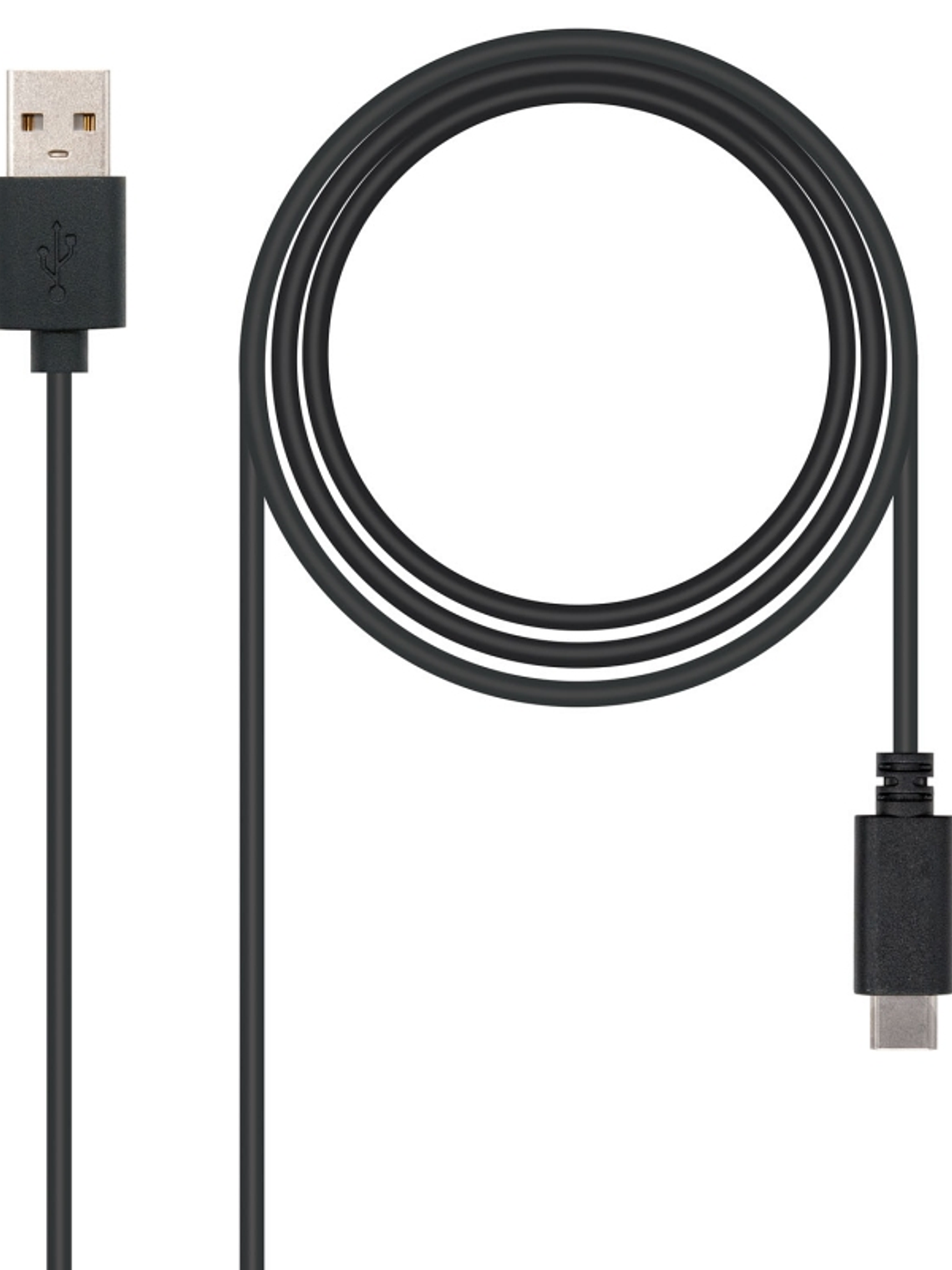 Nanocable Cable USB 2.0 3A Tipo USB-C/M-A/M 2 M 2