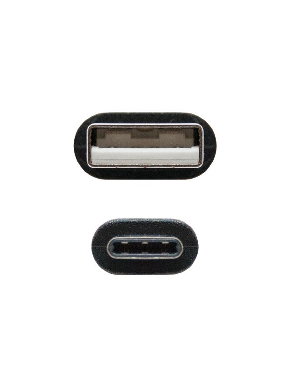 Nanocable Cable USB 2.0 3A Tipo USB-C/M-A/M 1 M 3