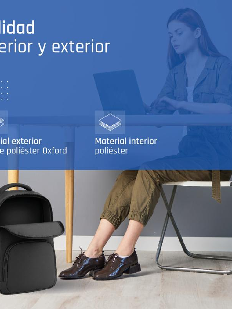 iggual Mochila portátil 15.6-17 Everyday Use negra 2