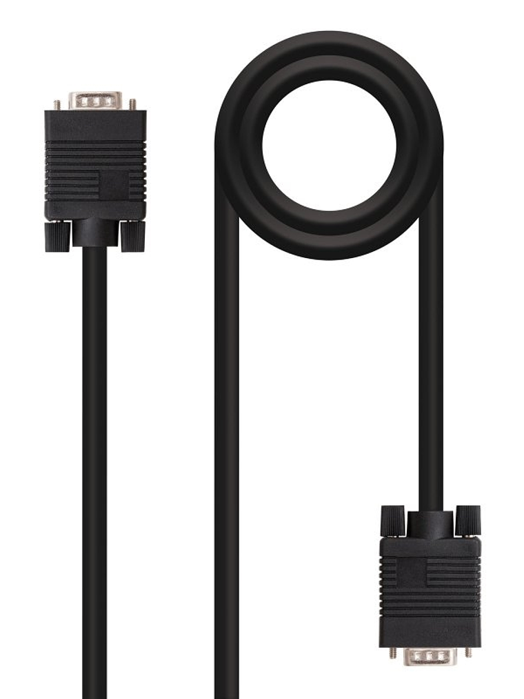 Nanocable Cable SVGA HDB15/M-HDB15/M, 1.8 M 1