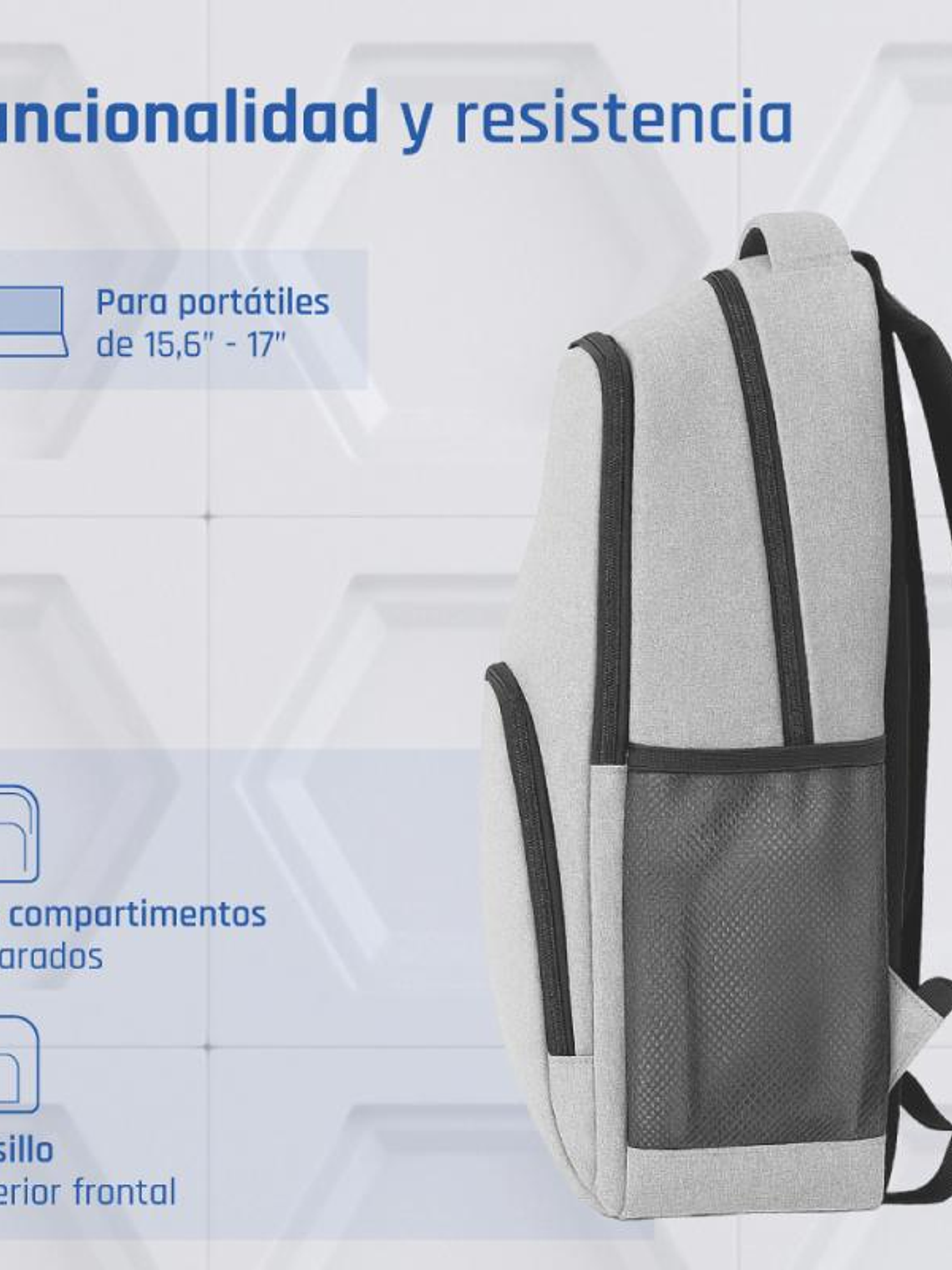 iggual Mochila portátil 15.6-17 Everyday Use gris 3