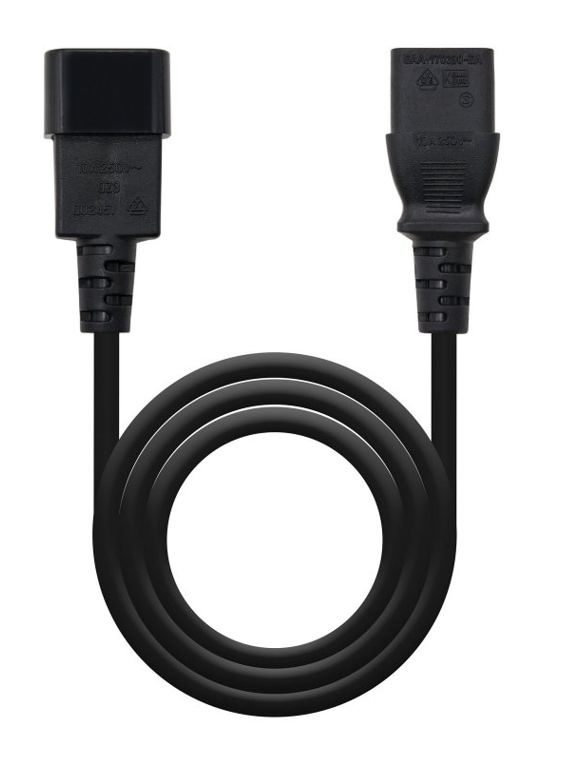 Nanocable Cable Alimentacion CPU, C13/H-C14/M, 3.M 1