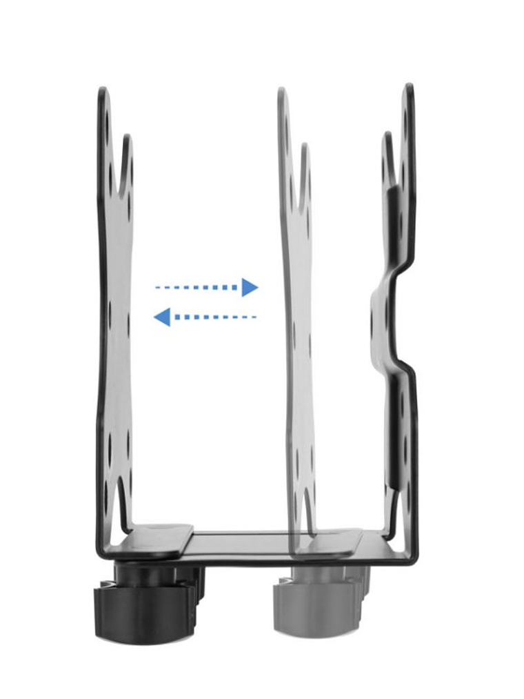 Tooq Soporte Metálico para mini PC negro 3