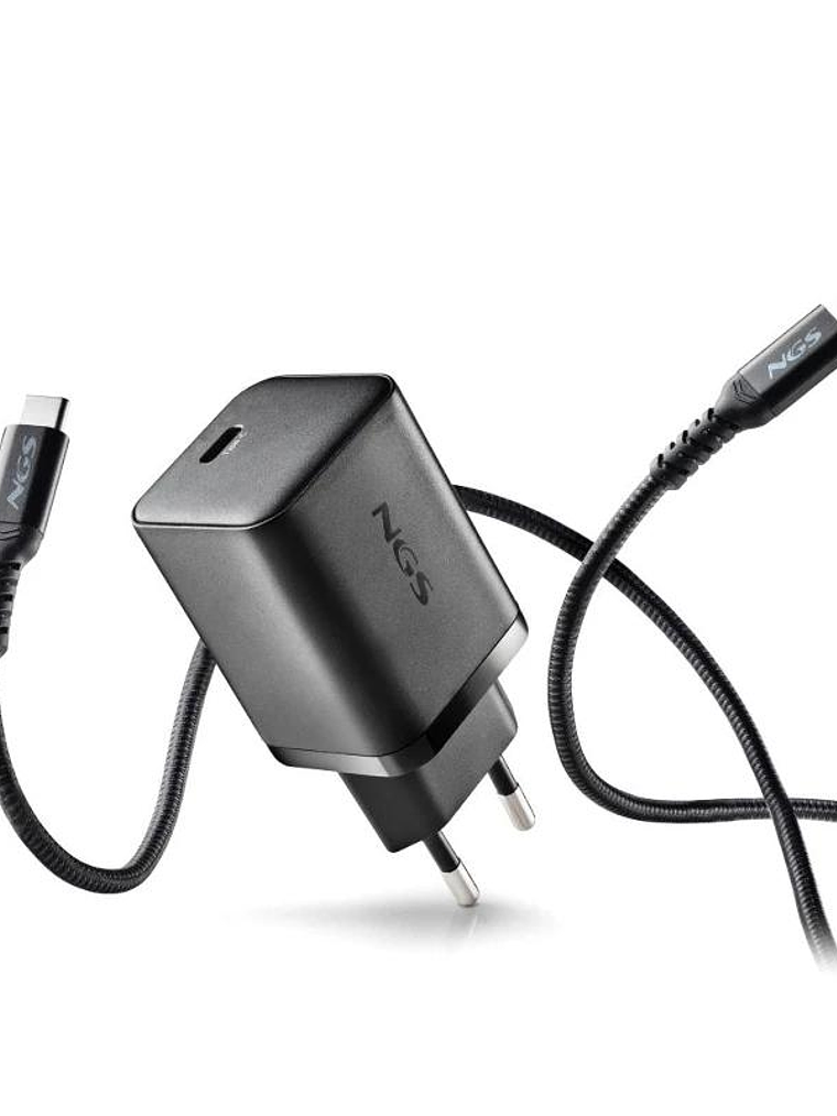 NGS CARGADOR GAN ULTRARAP 65W USB-C CON CABL 1