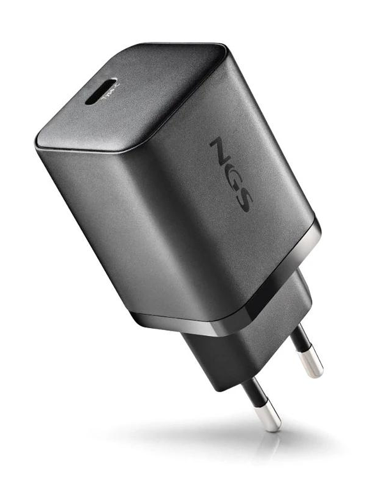 NGS CARGADOR GAN ULTRARAP 65W USB-C CON CABL 2