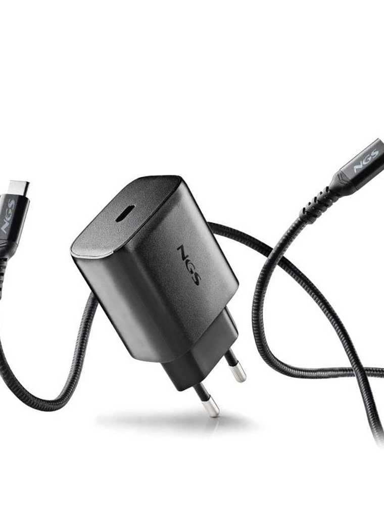 NGS CARGADOR GAN ULTRARAP 45W USB-C CON CABL 1