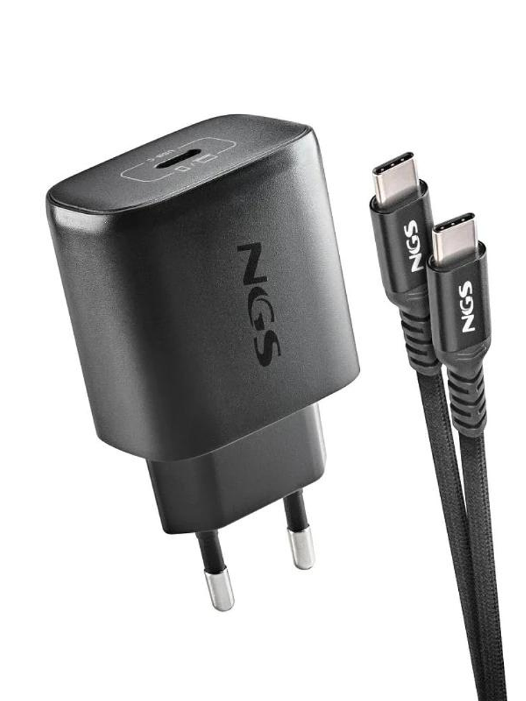 NGS CARGADOR GAN ULTRARAP 45W USB-C CON CABL 2
