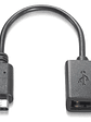Nanocable Cable USB 2.0 3A, USB-C/M-A/F, 15cm - Miniatura 1
