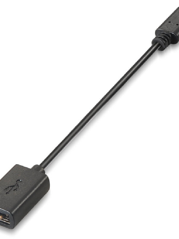 Nanocable Cable USB 2.0 3A, USB-C/M-A/F, 15cm 3