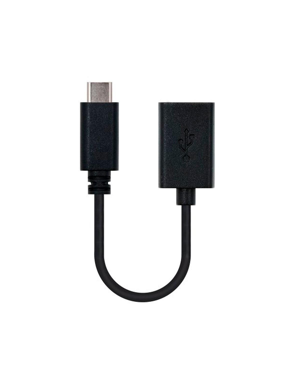 Nanocable Cable USB 2.0 3A, USB-C/M-A/F, 15cm 4
