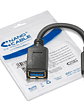 Nanocable Cable USB 3.1 Gen1 3A, USB-C/M-A/F, 15cm - Miniatura 2