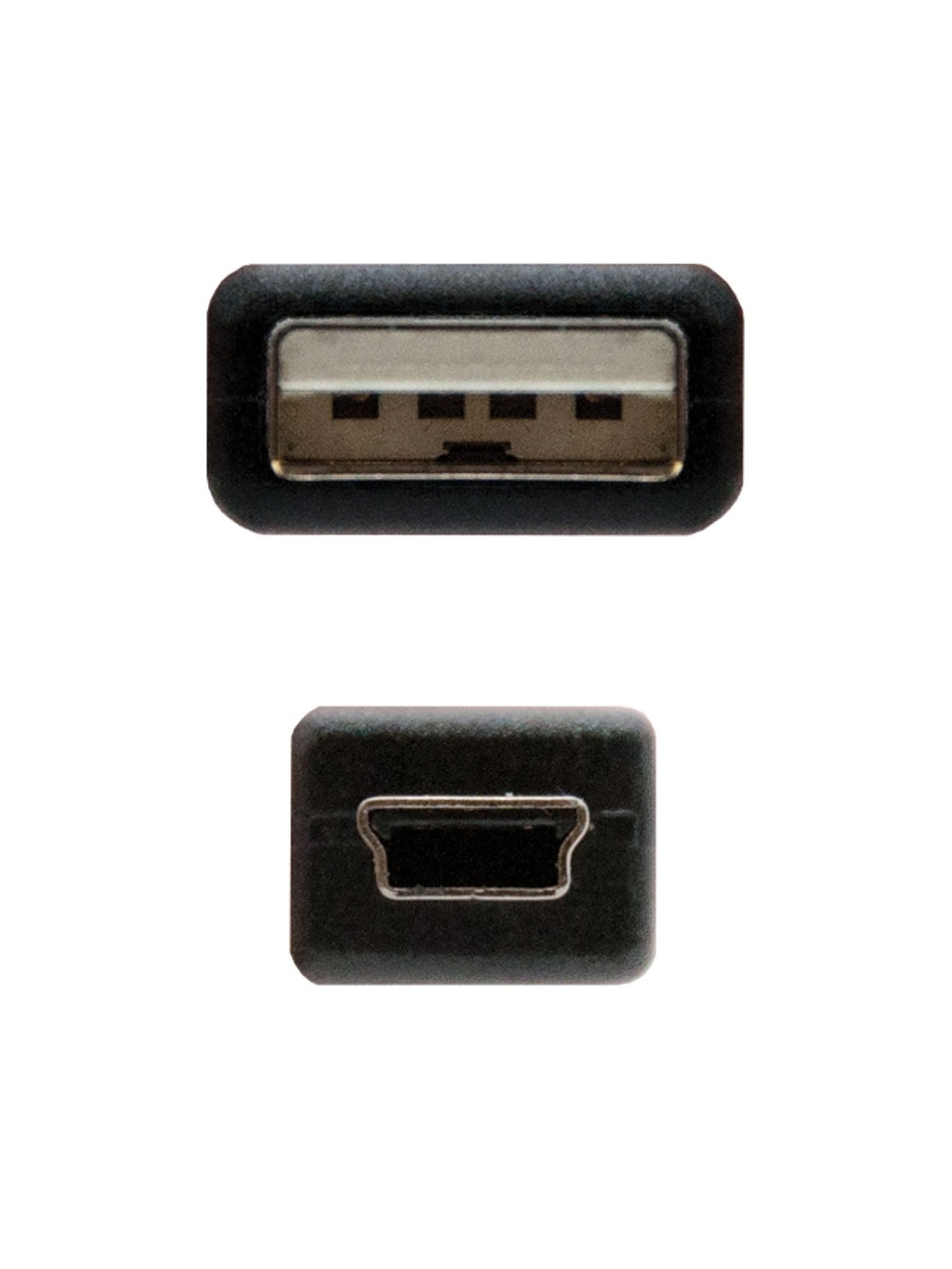Nanocable Cable USB 2.0, A/M-Mini B/M, negro, 0.5m 3