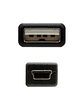 Nanocable Cable USB 2.0, A/M-Mini B/M, negro, 0.5m - Miniatura 3