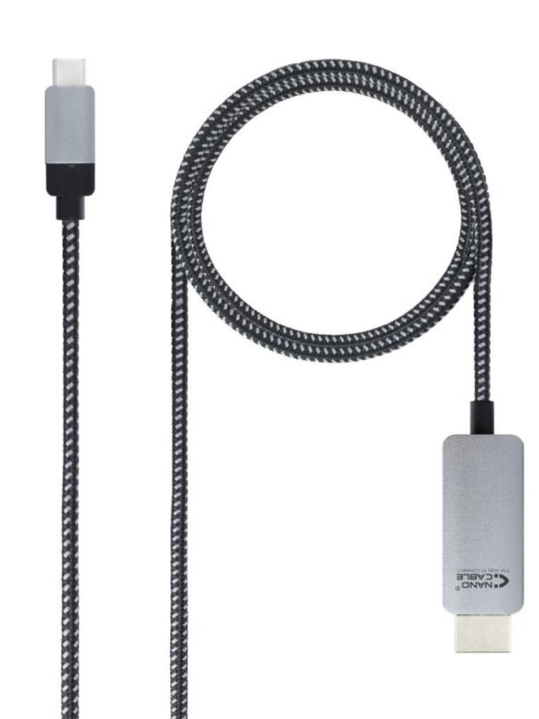 Nanocable Cable Conversor USB-C/M a HDMI/M 1.8 M 1