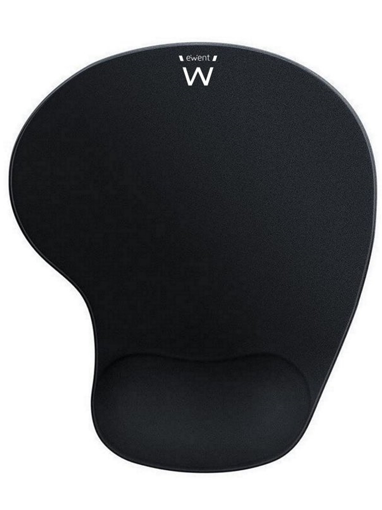 EWENT Alfombrilla de GEL REPOSAMUÑECAS Negra 1