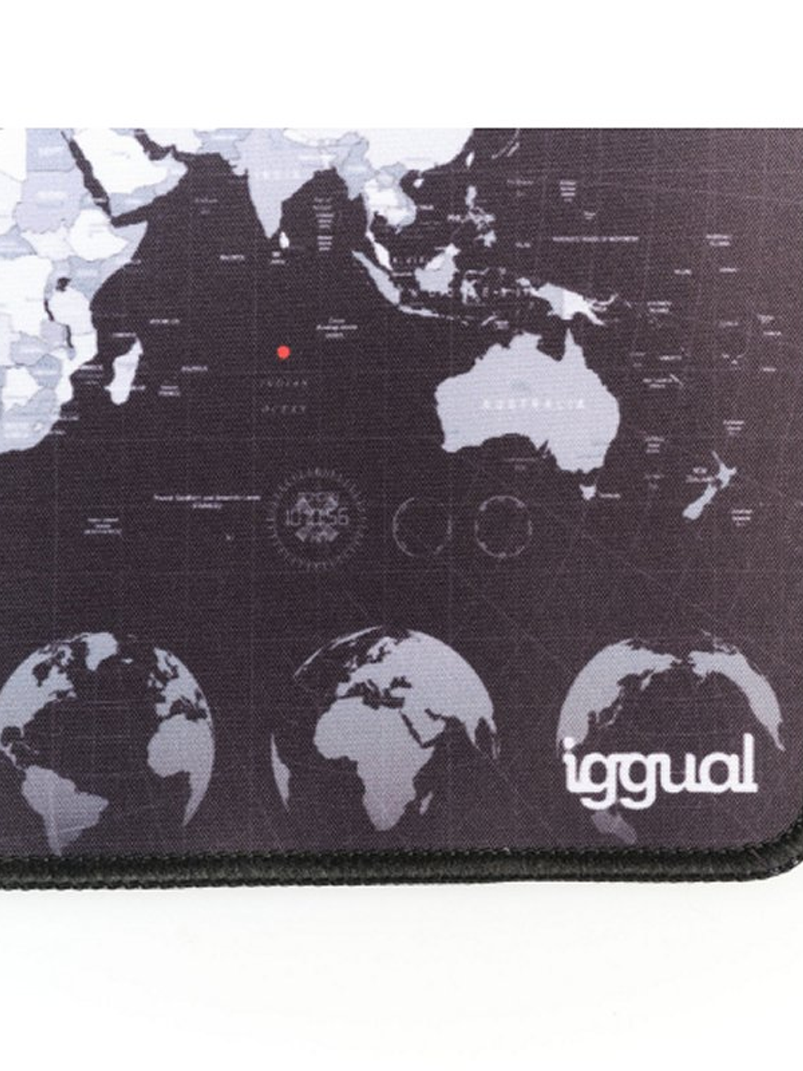 iggual Alfombrilla mapamundi ratón 30x25 cm 3
