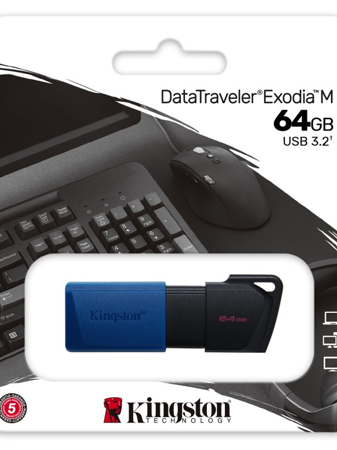 Kingston DataTraveler DTXM 64GB USB 3.2 Gen1 Azul 2