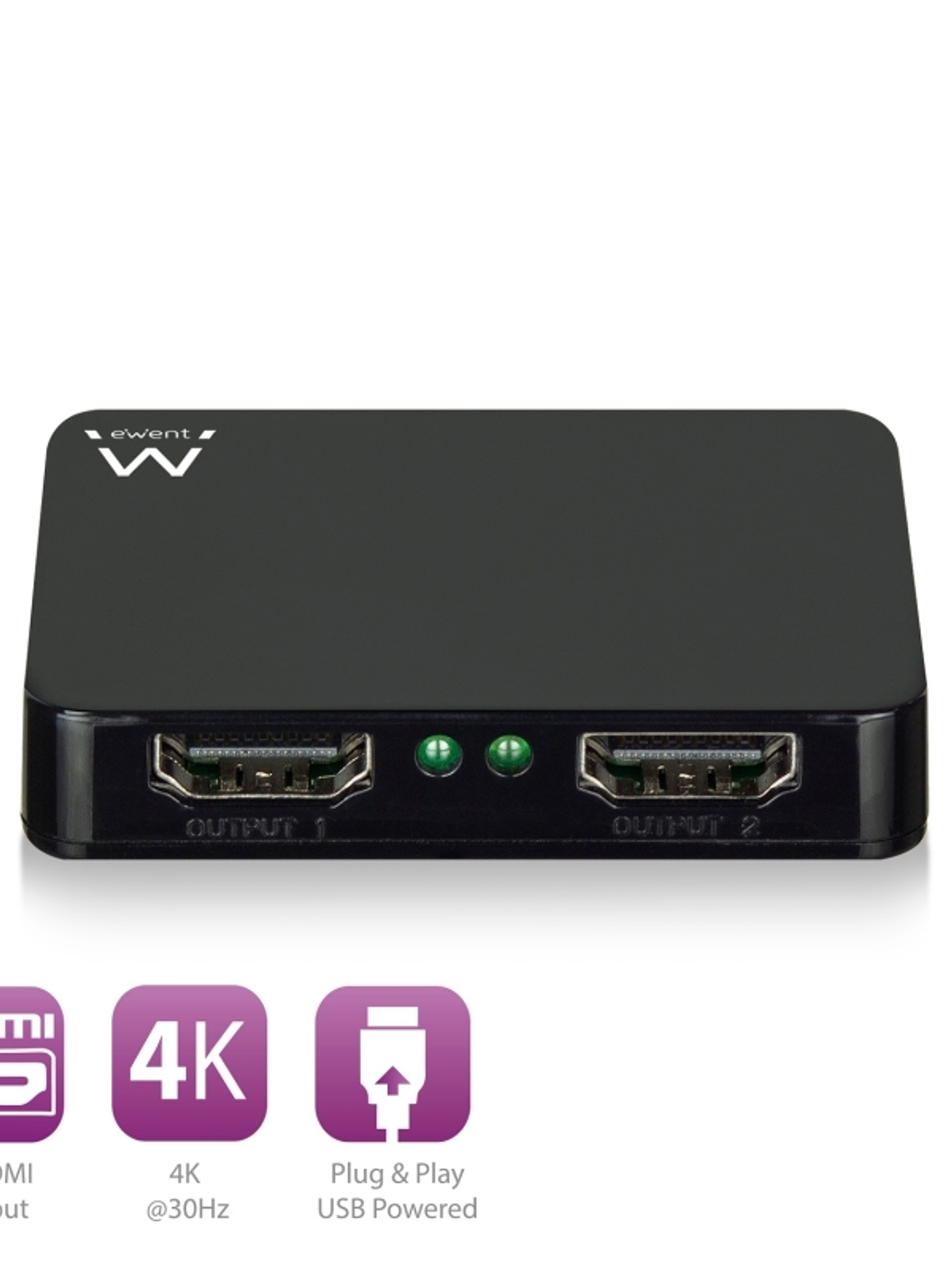 Ewent Divisor 4K HDMI 1x2 High Speed 1
