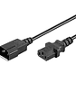 Ewent Cable alimentación VDE C14-C13, M/F, 1.80 m - Miniatura 2