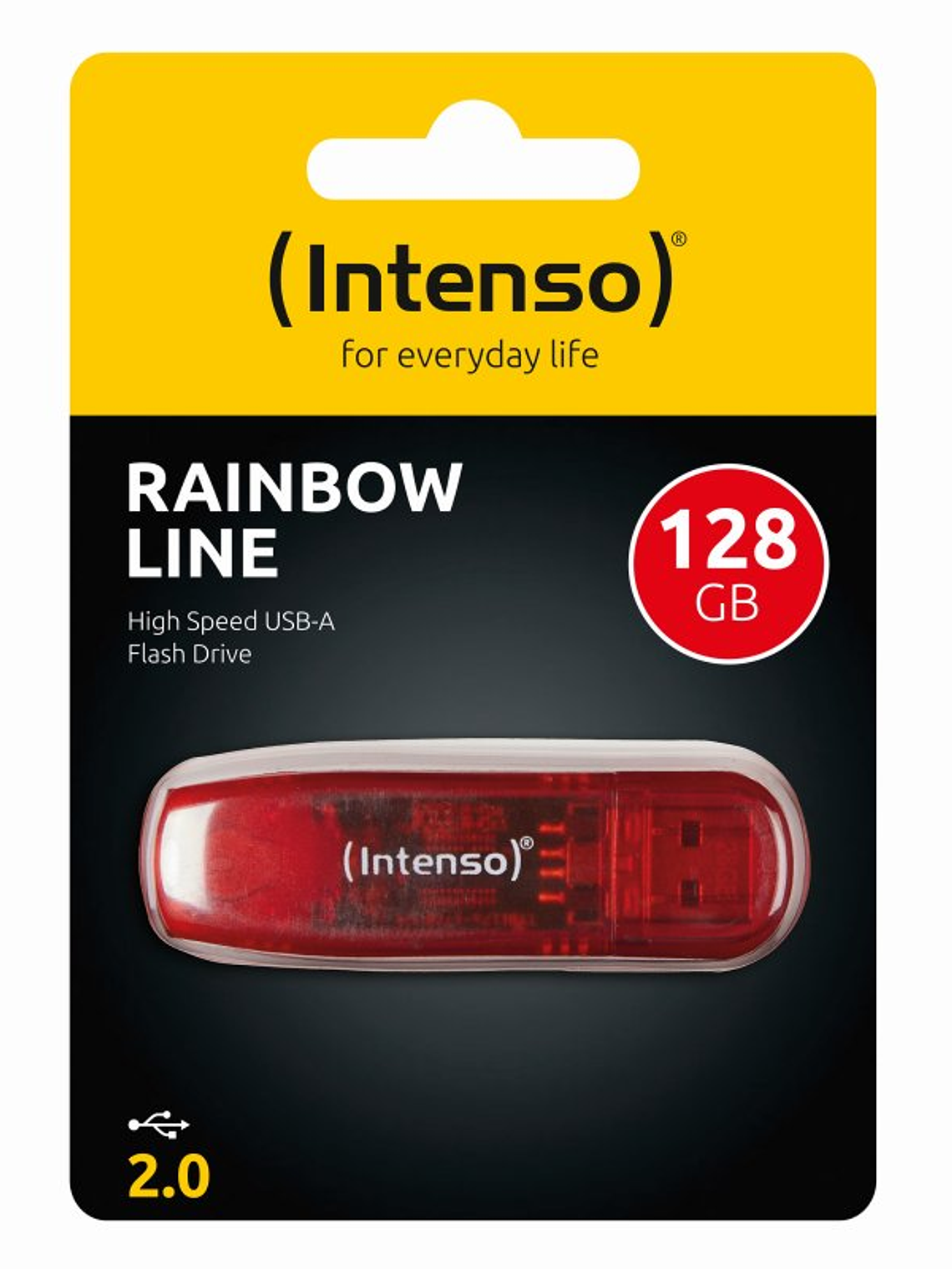 Intenso 3502491 Lápiz USB 2.0 Rainbow 128GB Rojo 3