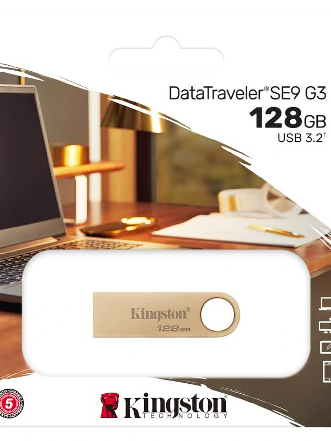 Kingston DataTraveler SE9 G3 128GB USB 3.2 Gen1 3