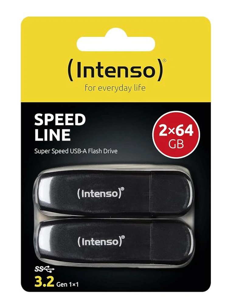 Intenso 3533494 Lápiz USB 3.2 Speed 64GB Pack 2 2