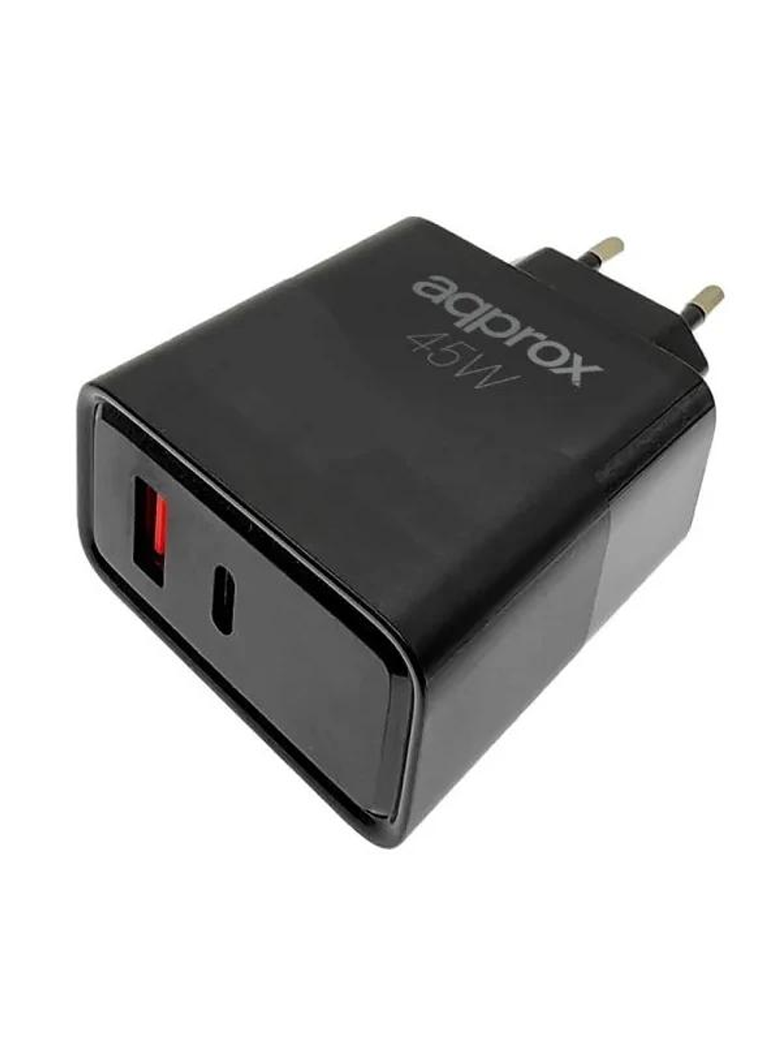 APPROX CARGADOR 45W QC 1 X USB A+ 1 X USB C+CABLE 2