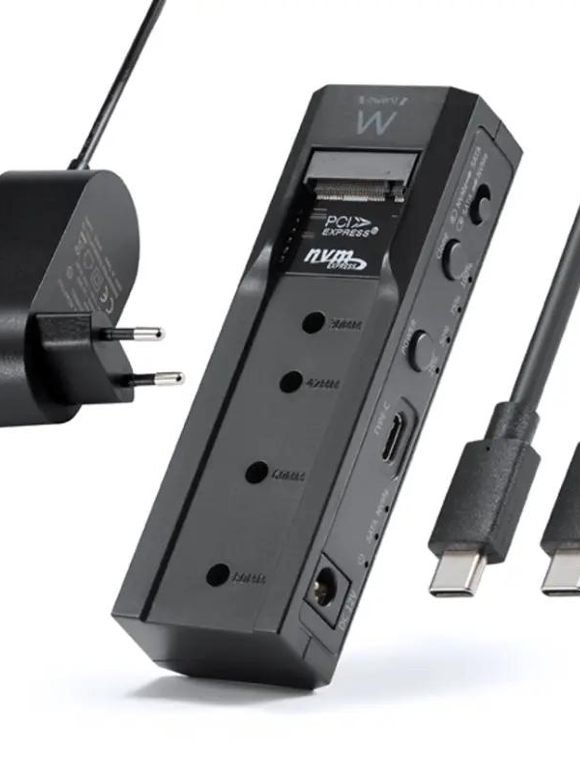 EWENT EW7065 Clonador Dual bay HDD/NVMe M2 SSD 1