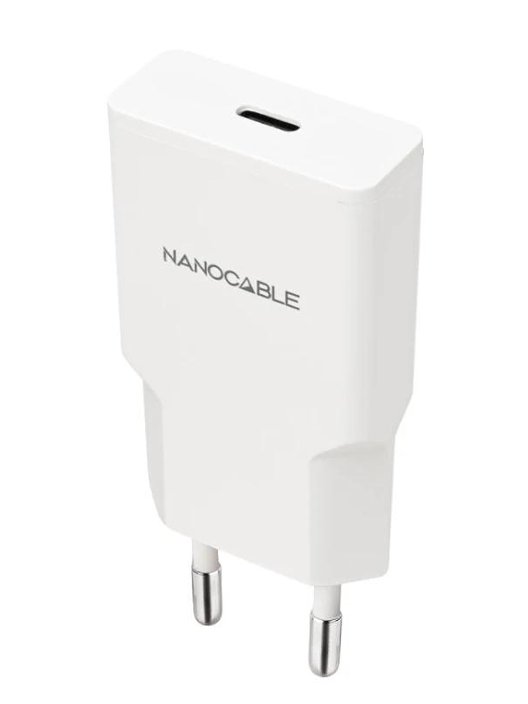 Nanocable Cargador USB-C/PD 20W   Blanco 1