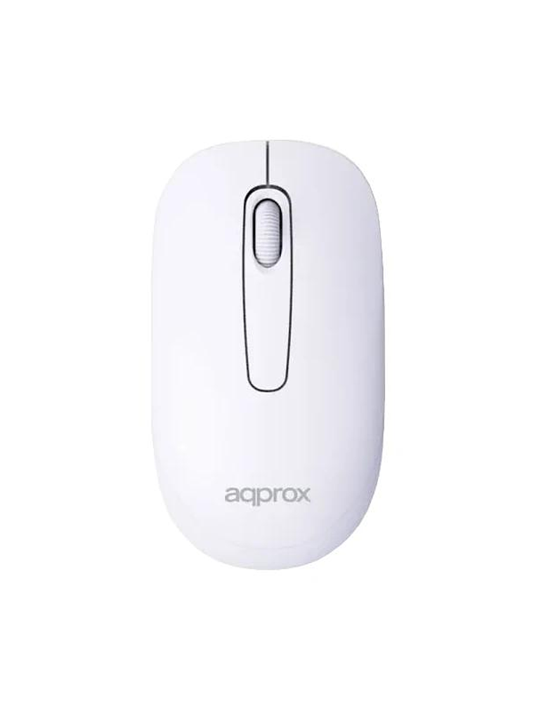 APPROX Teclado+raton inalamb X420W 1000DPI Blanco 4