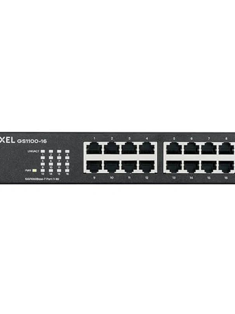 Zyxel GS1100-16 v3 Switch 16xGbE no gest Desk/Rack 1