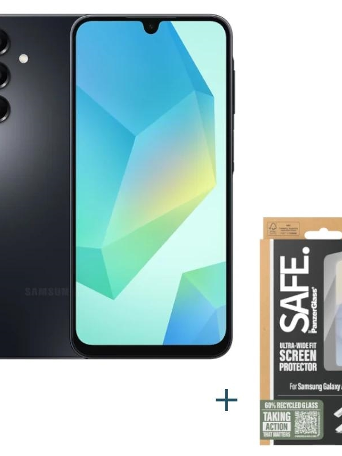 Samsung Galaxy A16 128GB 4GB Negro+ protector SAFE 1