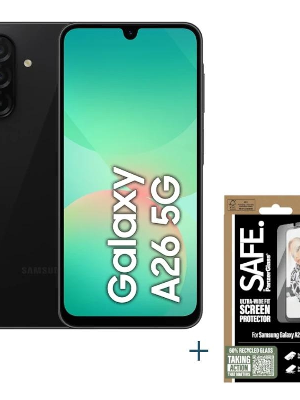 Samsung Galaxy A26 128GB 6GB Black+ protector SAFE 1
