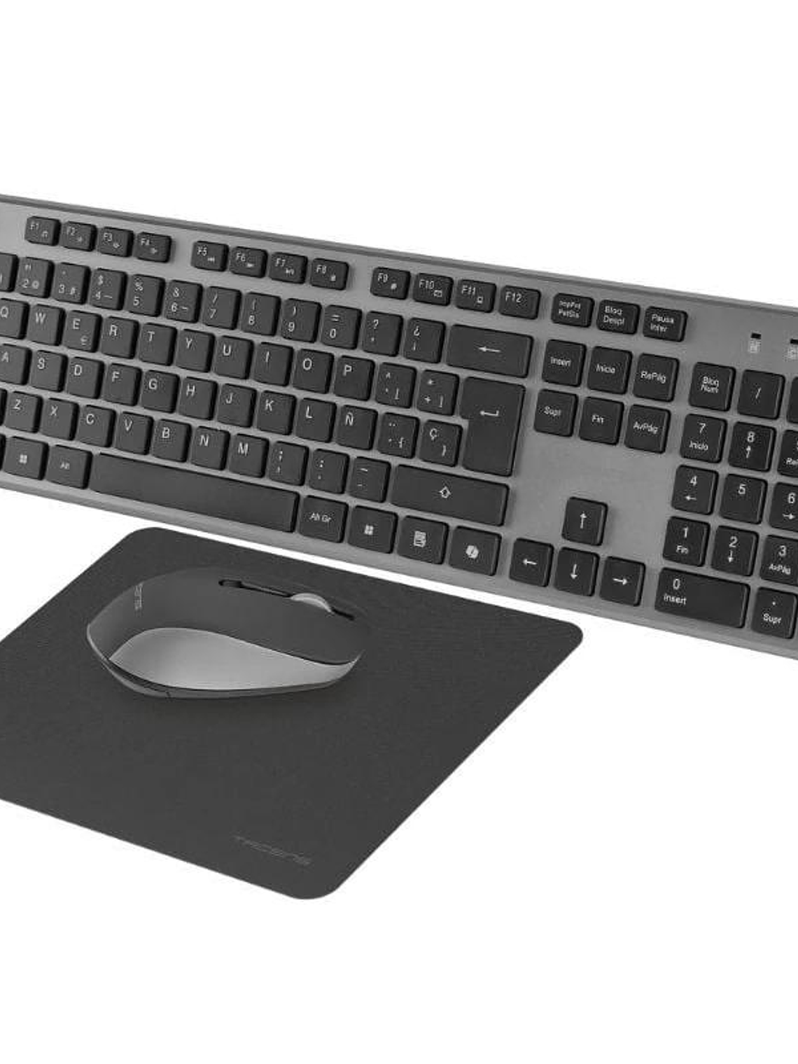 Tacens 3EN1 Teclado+Ratón+Alfom Inalámbrico Negro 1