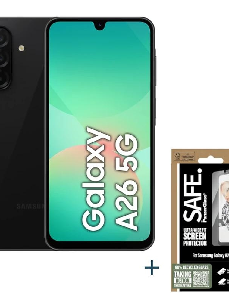 Samsung Galaxy A26 256GB 8GB Black+ protector SAFE 1